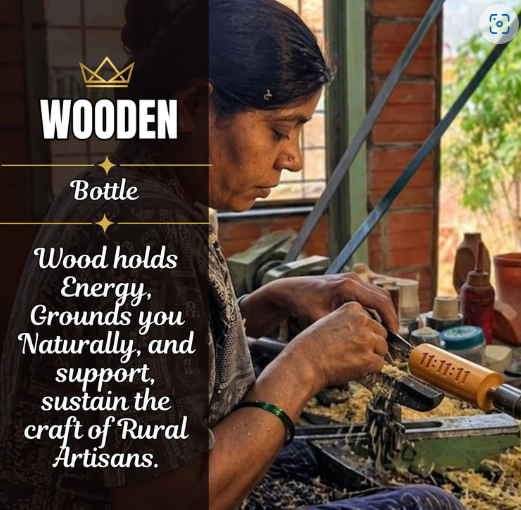 Artisan Wooden Bottles